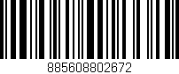 Código de barras (EAN, GTIN, SKU, ISBN): '885608802672'