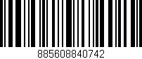 Código de barras (EAN, GTIN, SKU, ISBN): '885608840742'