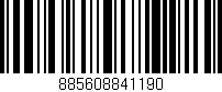 Código de barras (EAN, GTIN, SKU, ISBN): '885608841190'