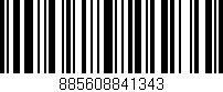 Código de barras (EAN, GTIN, SKU, ISBN): '885608841343'