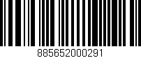 Código de barras (EAN, GTIN, SKU, ISBN): '885652000291'