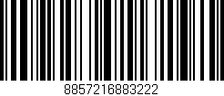 Código de barras (EAN, GTIN, SKU, ISBN): '8857216883222'