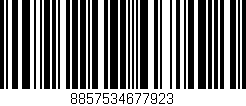 Código de barras (EAN, GTIN, SKU, ISBN): '8857534677923'