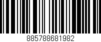 Código de barras (EAN, GTIN, SKU, ISBN): '885788681982'