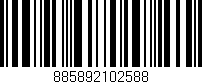 Código de barras (EAN, GTIN, SKU, ISBN): '885892102588'
