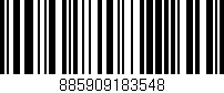 Código de barras (EAN, GTIN, SKU, ISBN): '885909183548'