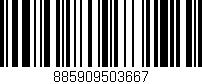 Código de barras (EAN, GTIN, SKU, ISBN): '885909503667'