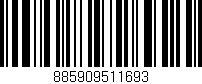 Código de barras (EAN, GTIN, SKU, ISBN): '885909511693'