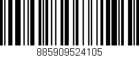 Código de barras (EAN, GTIN, SKU, ISBN): '885909524105'