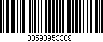 Código de barras (EAN, GTIN, SKU, ISBN): '885909533091'