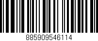 Código de barras (EAN, GTIN, SKU, ISBN): '885909546114'