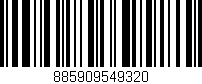 Código de barras (EAN, GTIN, SKU, ISBN): '885909549320'
