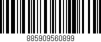 Código de barras (EAN, GTIN, SKU, ISBN): '885909560899'