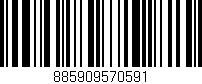 Código de barras (EAN, GTIN, SKU, ISBN): '885909570591'
