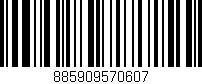Código de barras (EAN, GTIN, SKU, ISBN): '885909570607'
