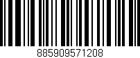 Código de barras (EAN, GTIN, SKU, ISBN): '885909571208'