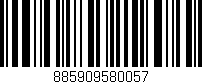 Código de barras (EAN, GTIN, SKU, ISBN): '885909580057'