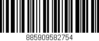 Código de barras (EAN, GTIN, SKU, ISBN): '885909582754'