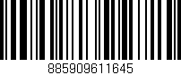 Código de barras (EAN, GTIN, SKU, ISBN): '885909611645'