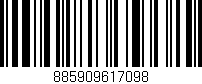 Código de barras (EAN, GTIN, SKU, ISBN): '885909617098'