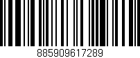 Código de barras (EAN, GTIN, SKU, ISBN): '885909617289'