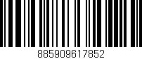 Código de barras (EAN, GTIN, SKU, ISBN): '885909617852'