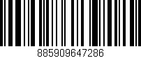 Código de barras (EAN, GTIN, SKU, ISBN): '885909647286'