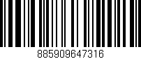 Código de barras (EAN, GTIN, SKU, ISBN): '885909647316'