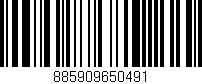 Código de barras (EAN, GTIN, SKU, ISBN): '885909650491'