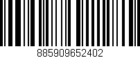 Código de barras (EAN, GTIN, SKU, ISBN): '885909652402'
