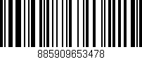 Código de barras (EAN, GTIN, SKU, ISBN): '885909653478'