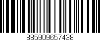 Código de barras (EAN, GTIN, SKU, ISBN): '885909657438'