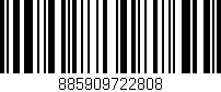 Código de barras (EAN, GTIN, SKU, ISBN): '885909722808'
