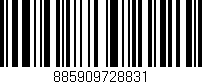 Código de barras (EAN, GTIN, SKU, ISBN): '885909728831'