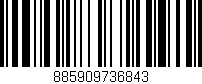 Código de barras (EAN, GTIN, SKU, ISBN): '885909736843'