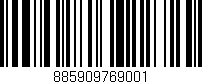 Código de barras (EAN, GTIN, SKU, ISBN): '885909769001'