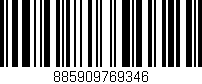 Código de barras (EAN, GTIN, SKU, ISBN): '885909769346'