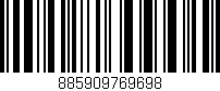 Código de barras (EAN, GTIN, SKU, ISBN): '885909769698'