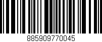 Código de barras (EAN, GTIN, SKU, ISBN): '885909770045'