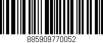 Código de barras (EAN, GTIN, SKU, ISBN): '885909770052'