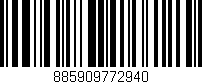 Código de barras (EAN, GTIN, SKU, ISBN): '885909772940'