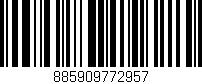 Código de barras (EAN, GTIN, SKU, ISBN): '885909772957'