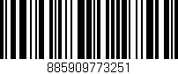Código de barras (EAN, GTIN, SKU, ISBN): '885909773251'