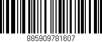 Código de barras (EAN, GTIN, SKU, ISBN): '885909781607'