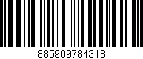 Código de barras (EAN, GTIN, SKU, ISBN): '885909784318'