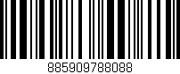 Código de barras (EAN, GTIN, SKU, ISBN): '885909788088'