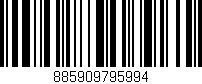 Código de barras (EAN, GTIN, SKU, ISBN): '885909795994'