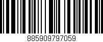Código de barras (EAN, GTIN, SKU, ISBN): '885909797059'
