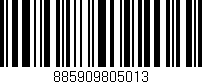 Código de barras (EAN, GTIN, SKU, ISBN): '885909805013'
