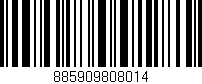 Código de barras (EAN, GTIN, SKU, ISBN): '885909808014'